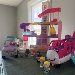 My Little People Barbie Lot 