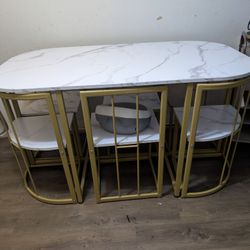 Dining table seats 6