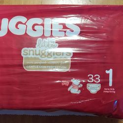 Huggies little smugglers diapers size 1