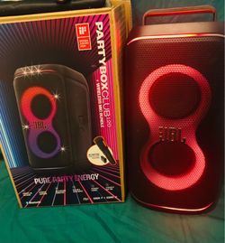 JBL Partybox Club Live 120 Portable Bluetooth Speaker w/ Led Lights, 160 Watts, No Microphone