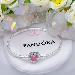 Pandora style bracelet !!  925 sterling silver.