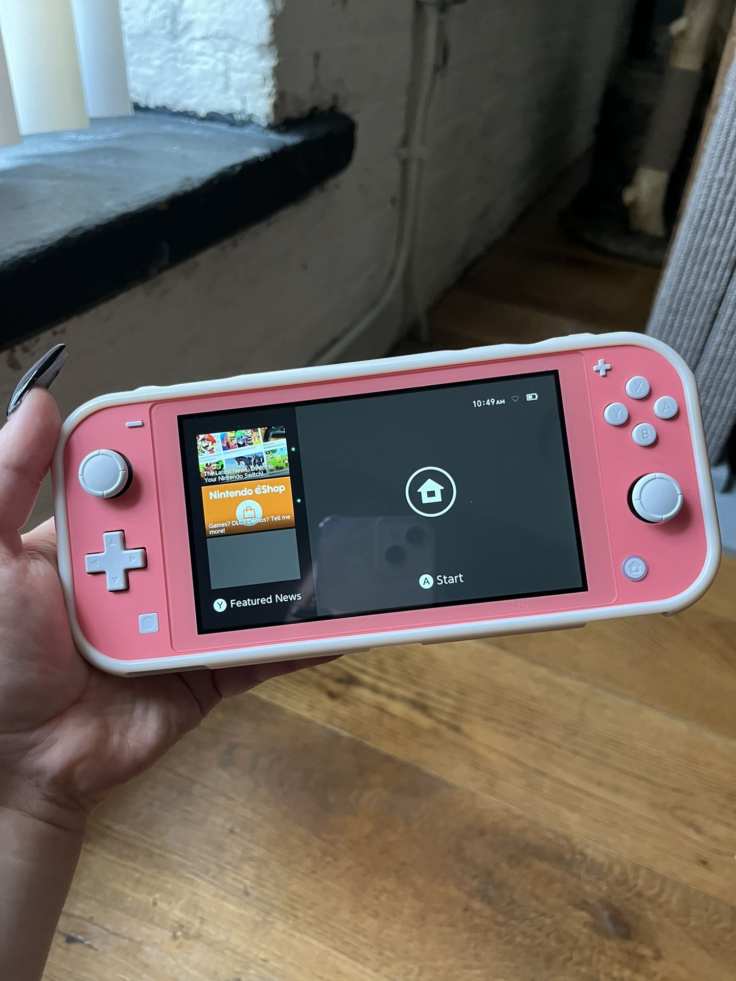 Coral Pink Nintendo Switch Lite