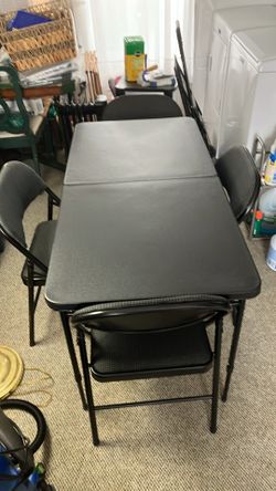 Folding Table with Chairs