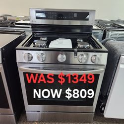 5.8 Cu. Ft. Smart Wifi Enabled True Convection Instaview Gas Range