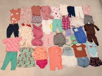 Baby Girl Clothes Lot 6 Months Carter’s Nike Disney Dresses Outfits