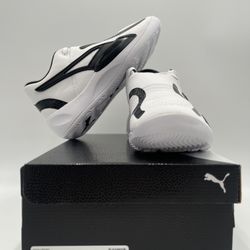 Puma Rise Nitro "White Black" Basketball Shoes