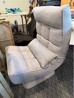 Set of 2 adjustable back gaming/lounge chairs