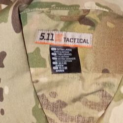 5.11 Tactical Camo Teflon Outfit New 