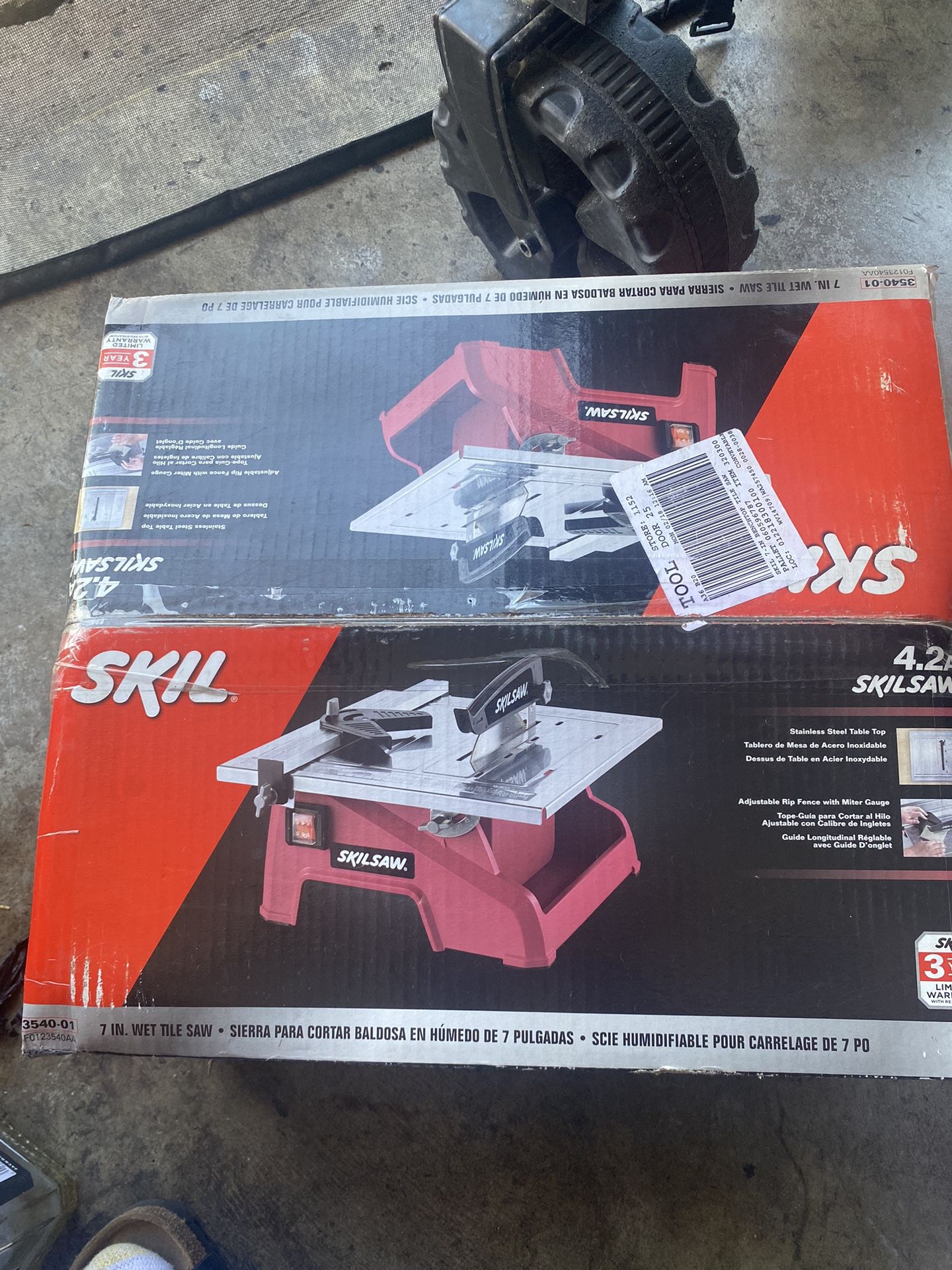 4.2 A Skilsaw 7 In Wet Tile Saw