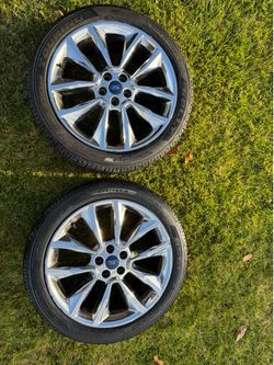 Ford Escape 19” Chrome Wheels w/ Tires (OEM) – Set of 2