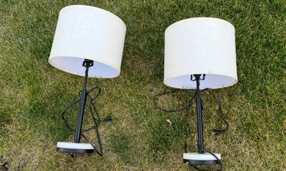 Two statement lamps