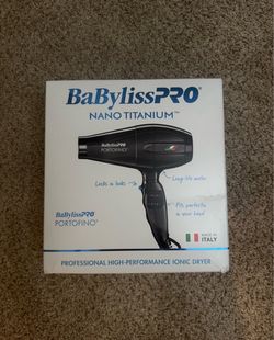 BaBylissPRO Nano Titanium Portofino Professional Ionic Hair Dryer – Made in Italy