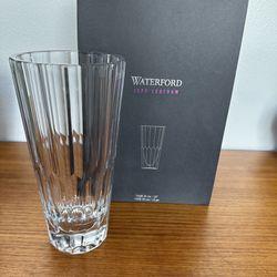 Waterford Crystal 12” Vase With Original Box