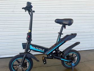 New VoltCycle Electric Bike Adults 350W Motor 14 inch E Bike 18.6mph Folding Ebike New in box Advantages of VoltCycle electric bike: 【Super Cost-eff