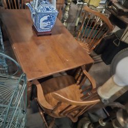 Heywood Wakefield Dining Set Table Chairs Buffet 