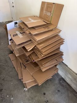 Moving boxes used