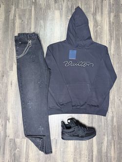 Louis Vuitton Hoodie And Shoes New With Box And Dust Cover