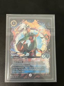 Disney Lorcana Kida Crystal Scion Enchanted Foil #236/204 Whispers in the Well