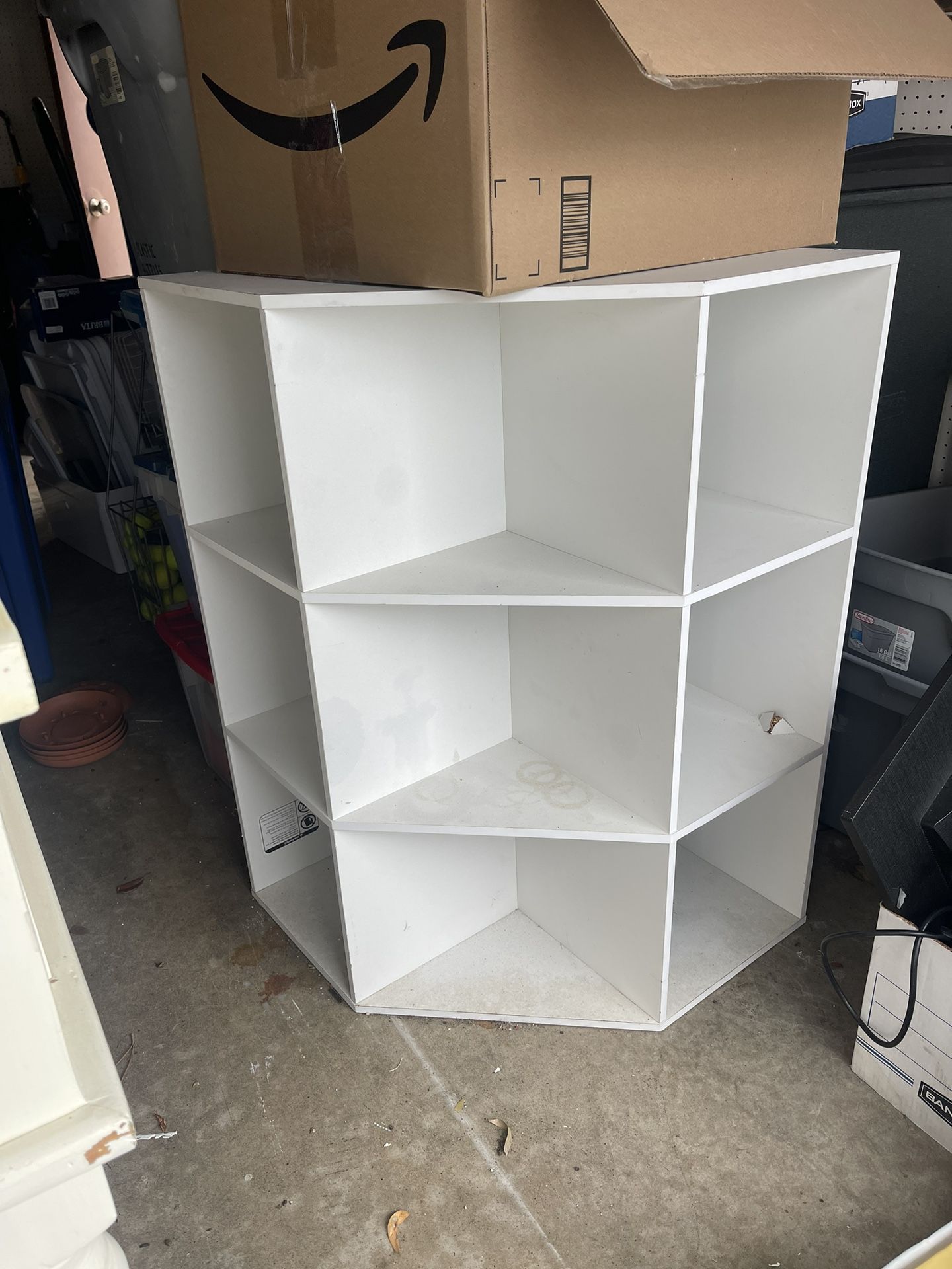 Corner Shelf Storage 