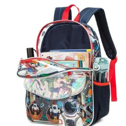 Jasminestar 3pcs Clear Unisex Backpack