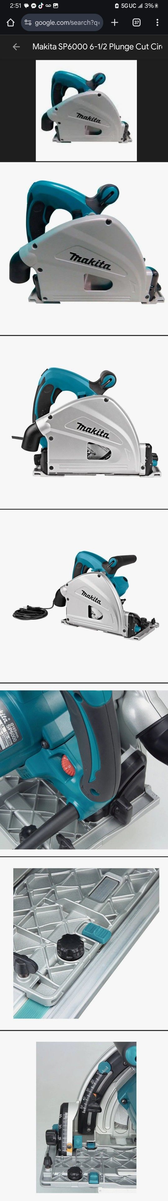 Makita SP6000 6-1/2 Plunge Cut Circular Saw