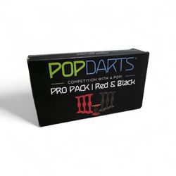 Popdarts PRO Pack Game Set (Red & Black) - Indoor, Outdoor Suction Cup Throwing Game - Competition with a POP