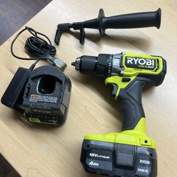 Ryobi One Hp 18v Hammer Drill Kit 