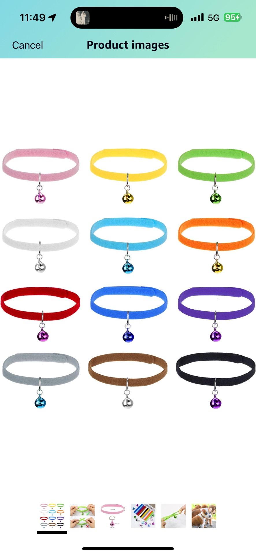 Puppies/ Kittens velcro collars