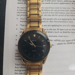 Gold Relic Watch 