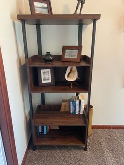 Modern Industrial Bookcase / Display Shelf