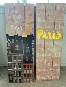 Wall art - Paris theme