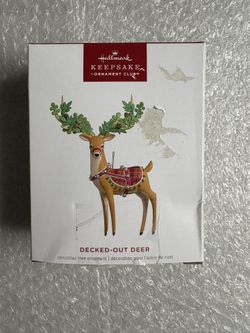 Hallmark Keepsake 2025 Decked-Out Deer KOC Club  Ornament