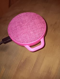 Pink little speaker