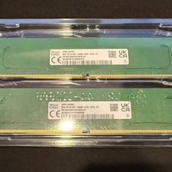 SK Hynix DDR5 UDIMM 16GB (2x8GB) Memory Ram 1Rx16 PC5-4800B-UC0-1010-XT 288-PIN