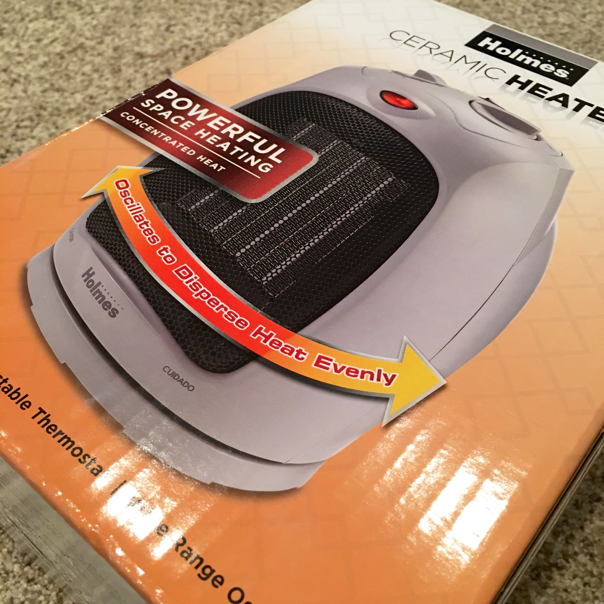 HOLMES Powerful Ceramic Space Heater 2 Heat Settings Wide Range Oscillation  BRAND NEW! for Sale in Brea, CA - OfferUp