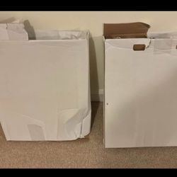 Two White Toilet Seats