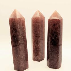Strawberry Quartz Crystal Towers