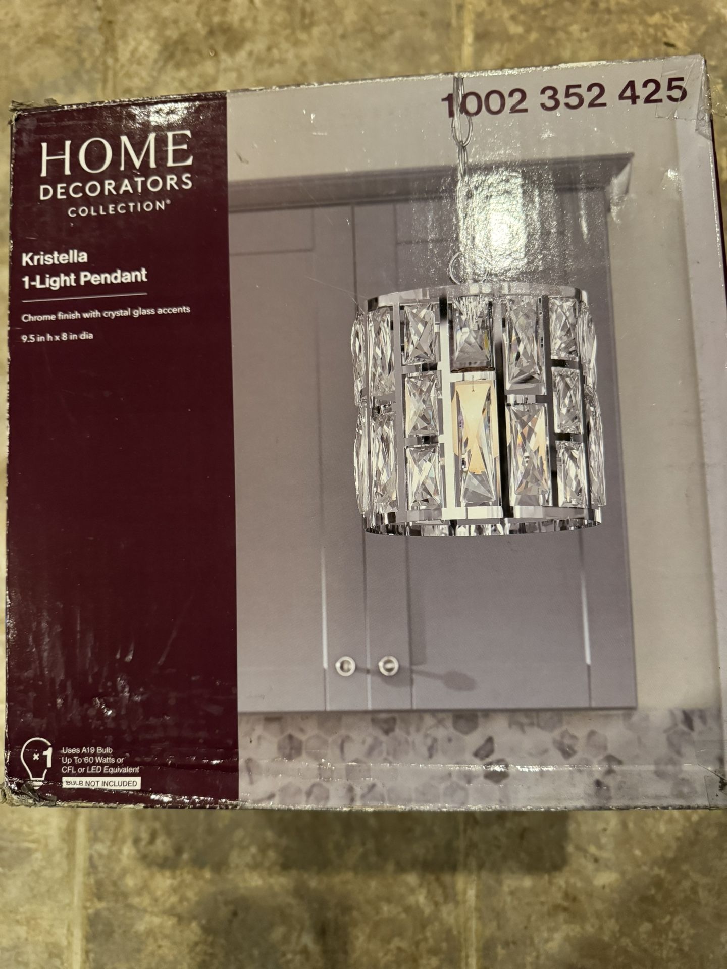 New In Box Home Decorators Kristella Light Pendant. Must Pickup