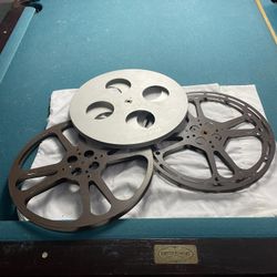 3 Antique Movie Reels 