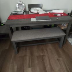 Nice Table, 4 Chairs And Bench