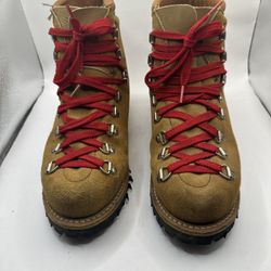 VTG MENS DUNHAM HIKING SUEDE  BROWN BOOTS SIZE 7 M