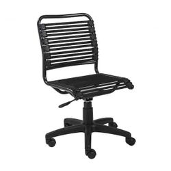 Amelia Black Low Back Office/Desk Chair