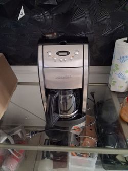 Used Cuisinart DGB-550 Grind & Brew Automatic Coffeemaker, 12-Cup Glass Carafe, Black