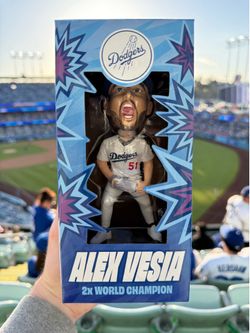 Alex Vesia Bobblehead Los Angeles Dodgers SGA 5/29/26