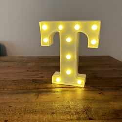 Light Up Letter T and E - LED Marquee Letters Lights Sign - Big Lights Letter for Party Birthday - Battery Powered