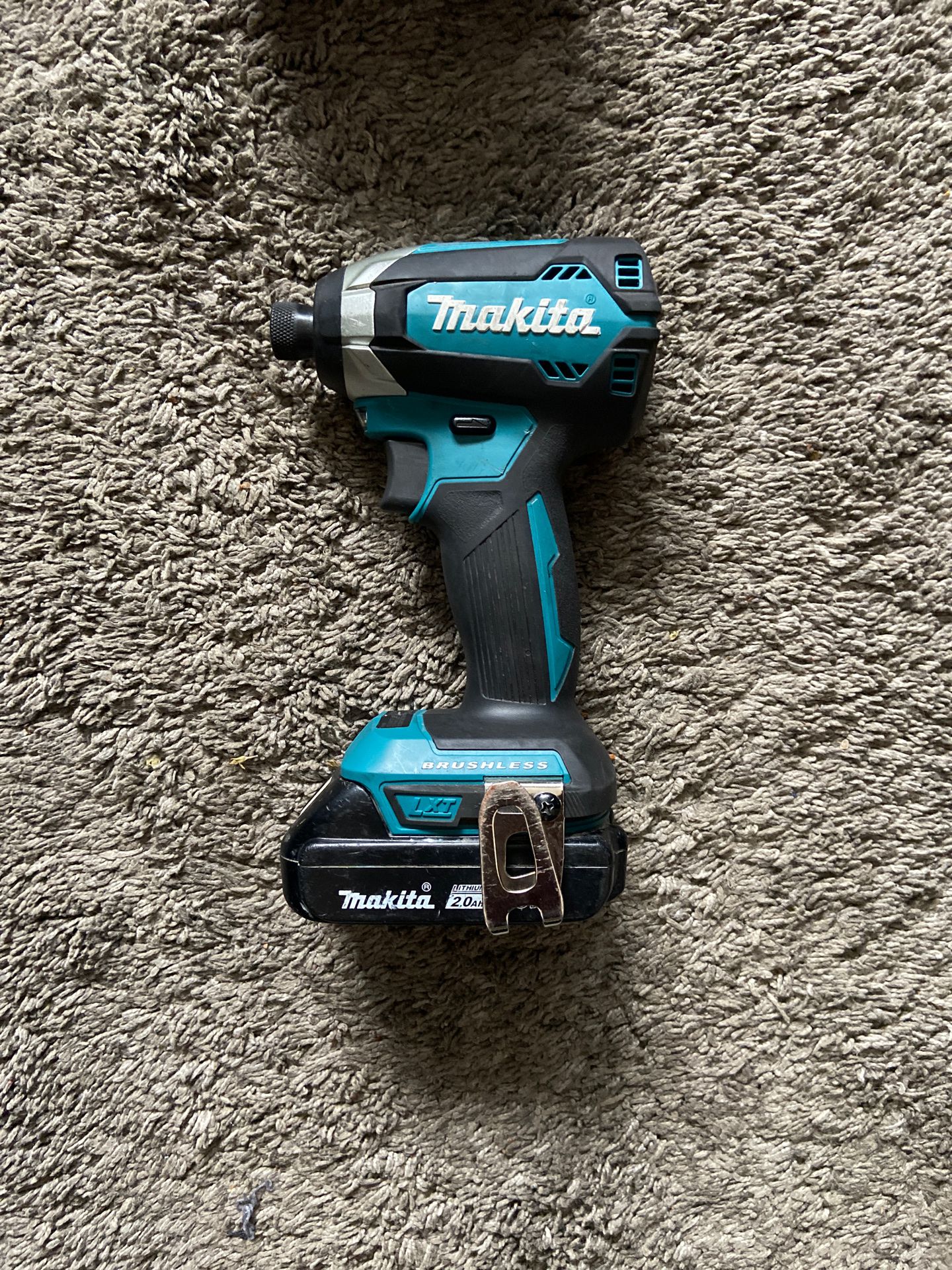 Makita 18v impact drill lithium ion battery rechargeable brushless motor