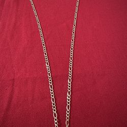 10k Gold Chain And Cross Pendant 