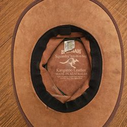 Australian Kangaroo Leather Hat