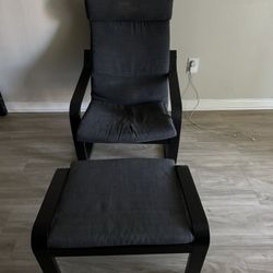 Ikea Armchair and ottoman