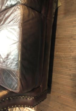 Mahogany couch $250 OBO